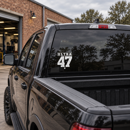 Ultra 47 — rear window, left