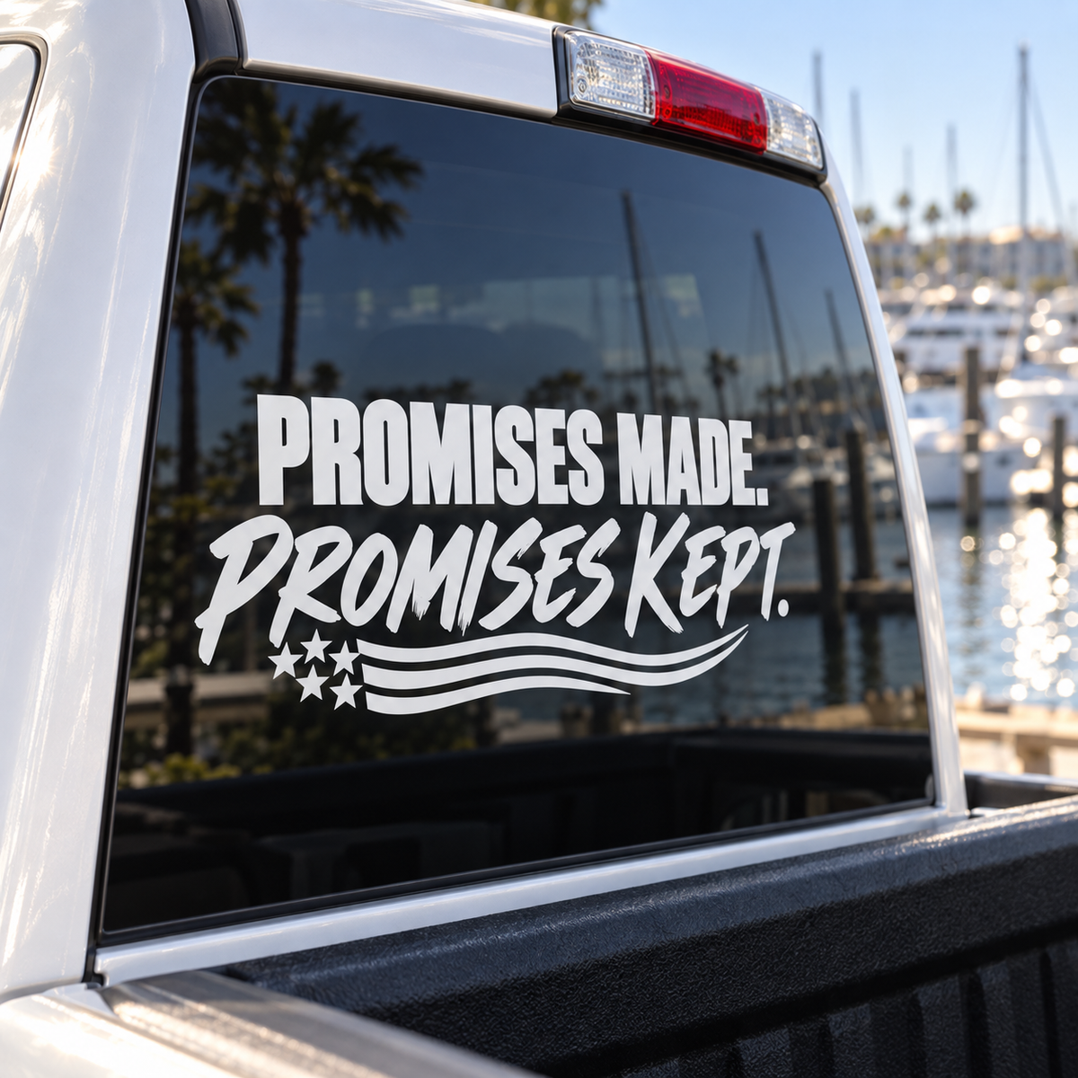 Promises Made. Promises Kept. — close-up, left