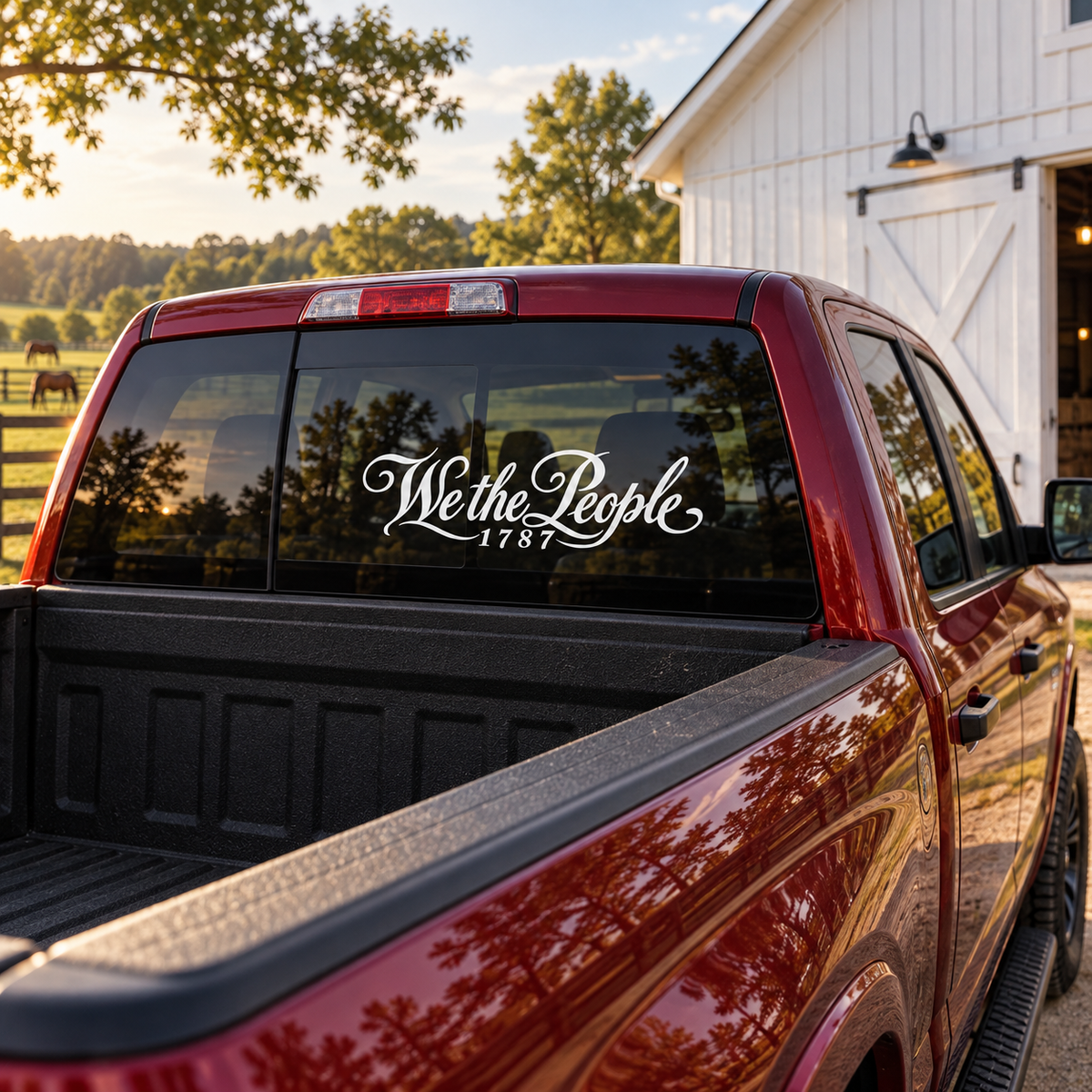 We the People — rear window, right
