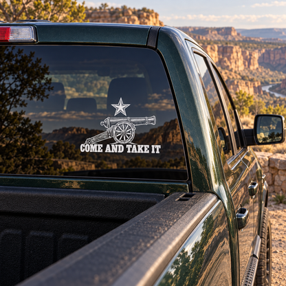 Come and Take It — rear window, right