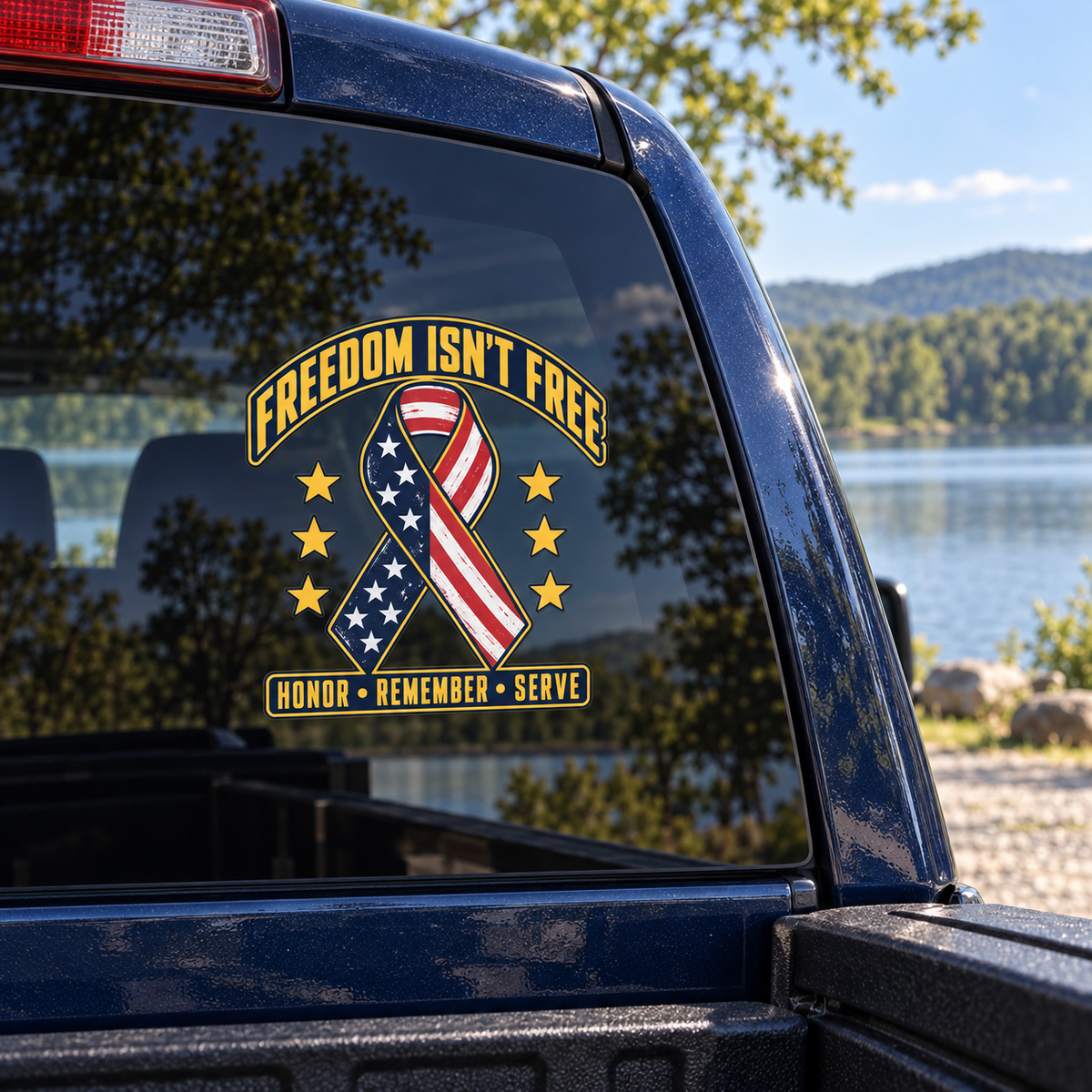 Freedom Isn't Free — close-up, right