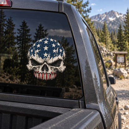 Flag Skull — close-up, right