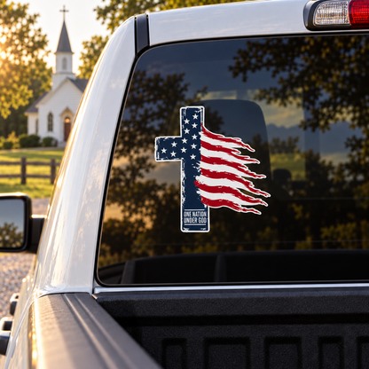 One Nation Under God — close-up, left